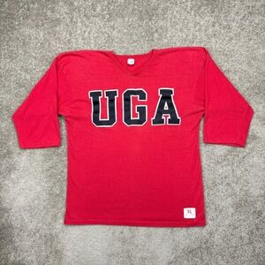 Vintage 80s Artex Georgia Bulldogs Jersey‎ T Shirt XL